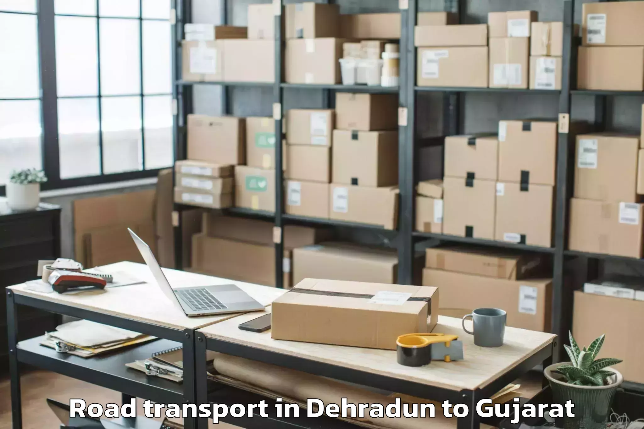 Easy Dehradun to Dhandhuka Road Transport Booking